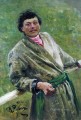 シドル・シャブロフの肖像画 1892年 イリヤ・レーピン